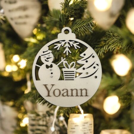 Boule de Noël Bonhomme de Neige