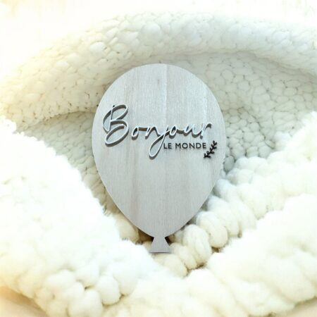 Ballon Bonjour le Monde